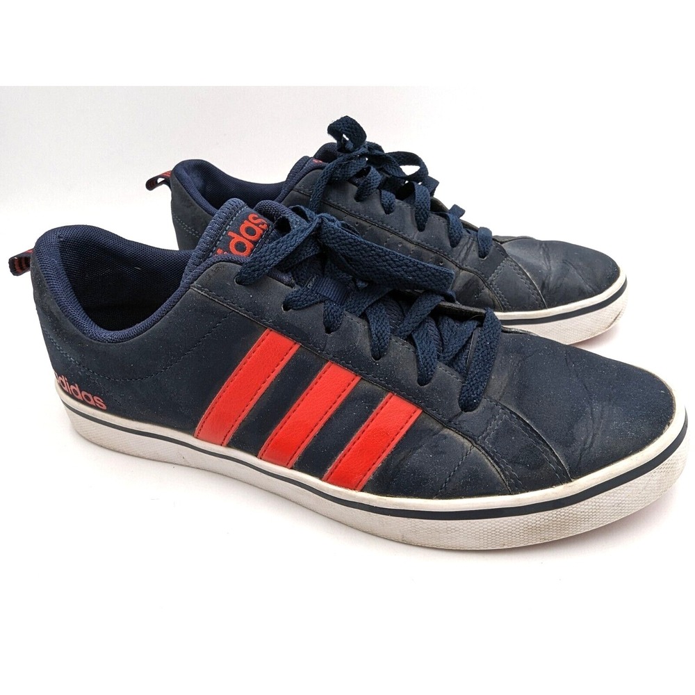Adidas Men's VS Pace B74317 Navy Blue Red Casual Shoes Sneakers Size 9
